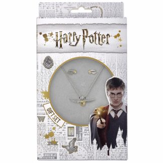 Harry Potter Gouden Snaai ketting en oorbellen