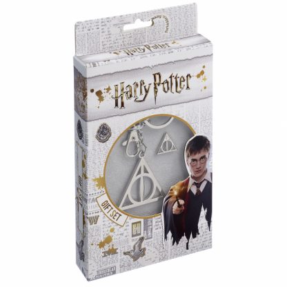 Harry Potter Deathly Hallows sleutelhanger en pin badge
