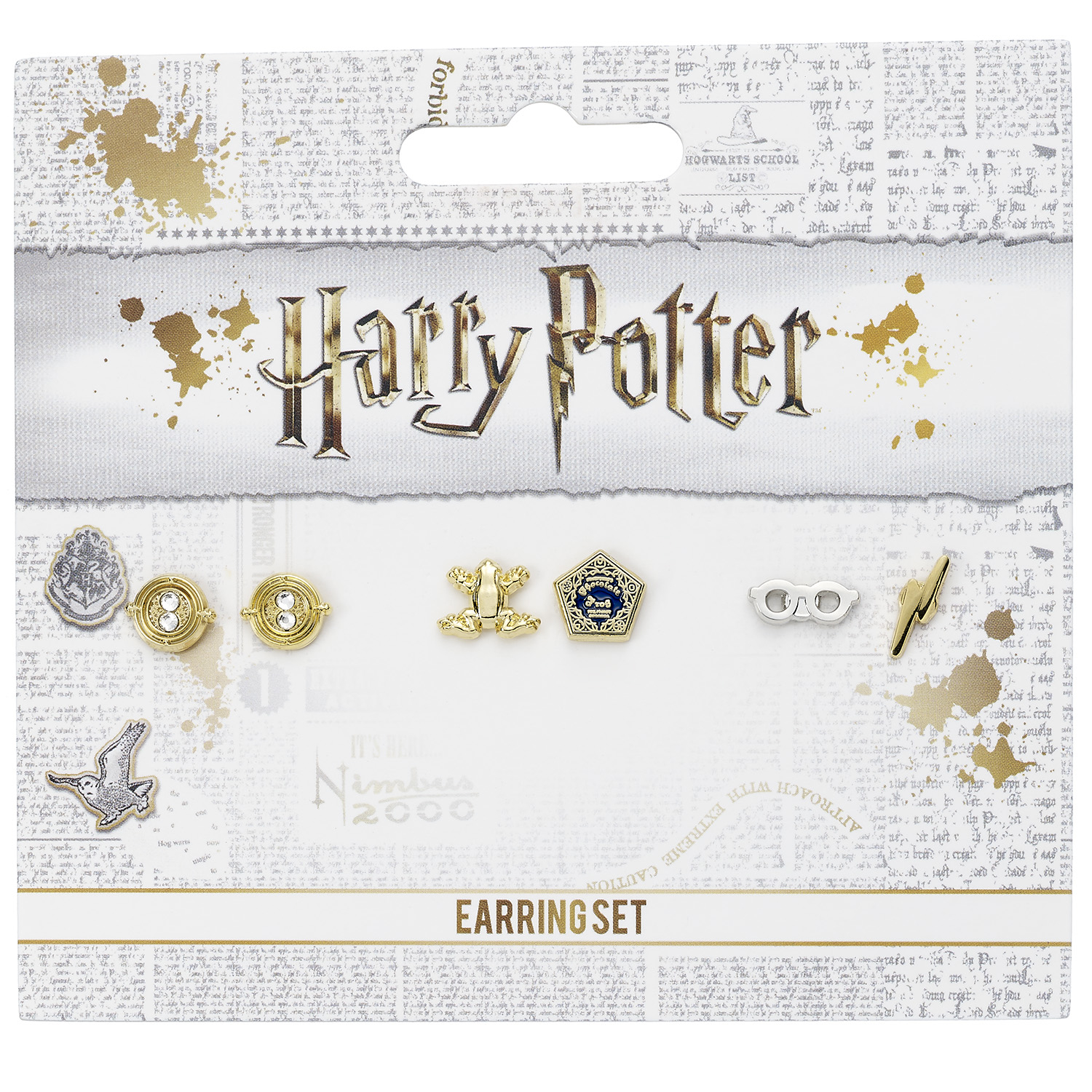 Harry Potter Oorbellen set knopjes