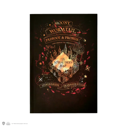 Harry Potter Soft Cover notitieboek - Marauders Map