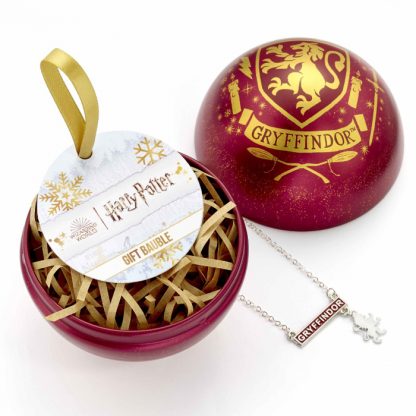 Harry Potter Gryffindor kerstbal met ketting