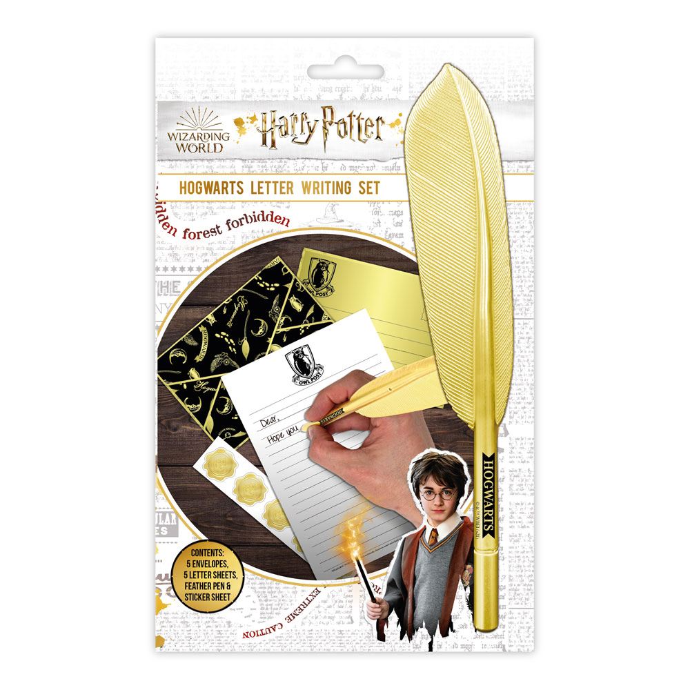 longontsteking dek Romanschrijver Koop Harry Potter Briefpapier Set met Veerpen online - Wizarding World.nl