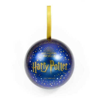 Harry Potter Hogwarts kerstbal met Hogwarts ketting