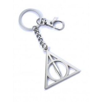 Harry Potter Deathly Hallows Sleutelhanger Silver Plated